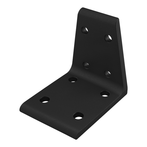 65-4513-BLACK -  25 to 40 Series 8 Hole - Center Transition Inside Corner Bracket