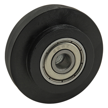 12017 -  15 &amp; 40 Roller Wheel with Ball Bearing Hub