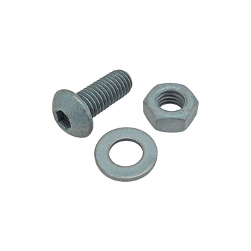 75-3472 -  Bolt Assembly: M8 x 20.00mm Blue BHSCS with Washer and Hex Nut - Blue Zinc