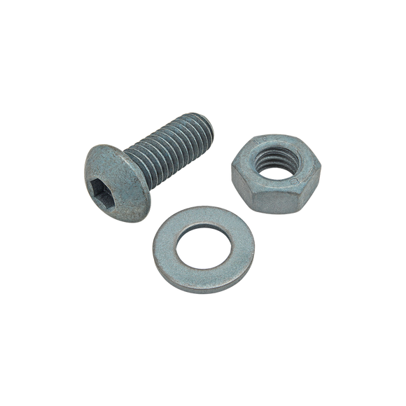 75-3472 -  Bolt Assembly: M8 x 20.00mm Blue BHSCS with Washer and Hex Nut - Blue Zinc