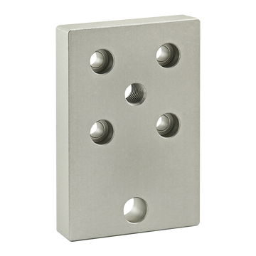 2180 -  15 Series 6 Hole - Leveling Anchoring Base Plate with 1/2-13 Tap