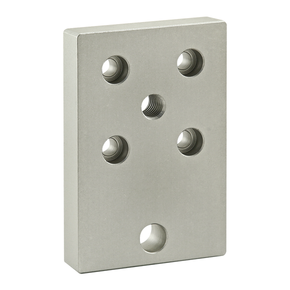 2180 -  15 Series 6 Hole - Leveling Anchoring Base Plate with 1/2-13 Tap