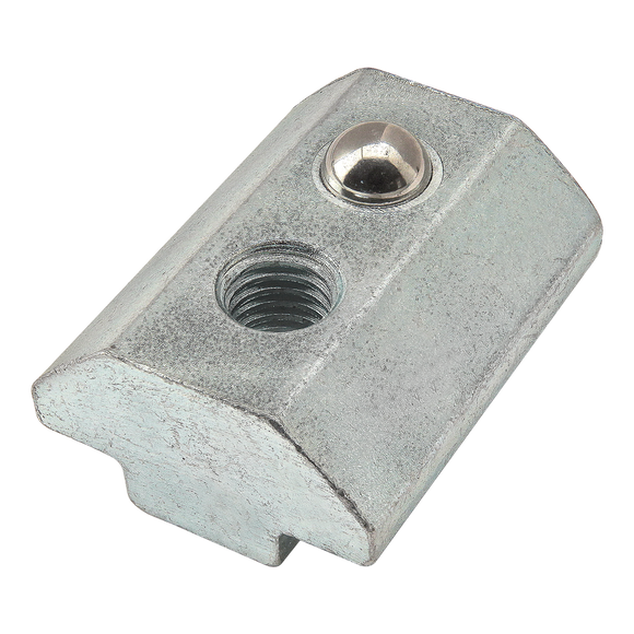 13051 -  M5 Self-Aligning Slide-in T-Nut with Ball Spring