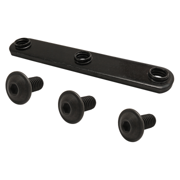 3357 -  Bolt Assembly: (3) 5/16-18 x .687 Black FBHSCS and Triple Slide-In Economy T-Nut - Black Zinc