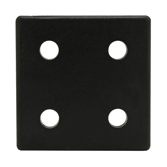 25-2028-PLAIN -  25 Series End Cap with Push-In Fastener