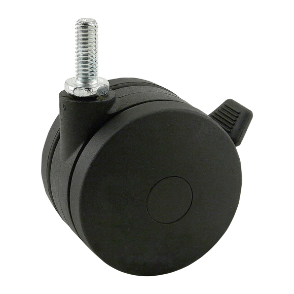 2292 -  Furniture Style Caster: 3/8-16 x 1"