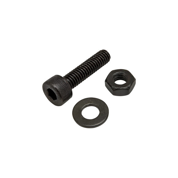 75-3558 -  Bolt Assembly: M4 x 16.00mm Black SHCS with Washer and Hex Nut - Black Zinc
