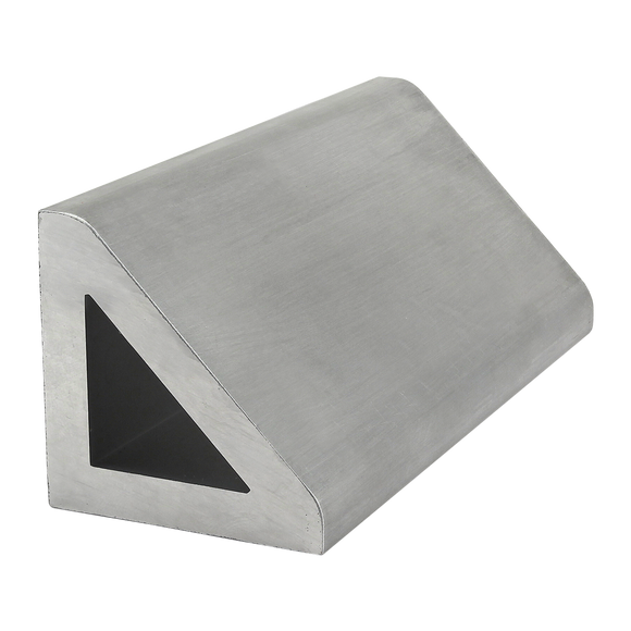 45-8631-4M -  45mm 45 DEGREE GUSSET PROFILEMILL FINISH 4M BAR