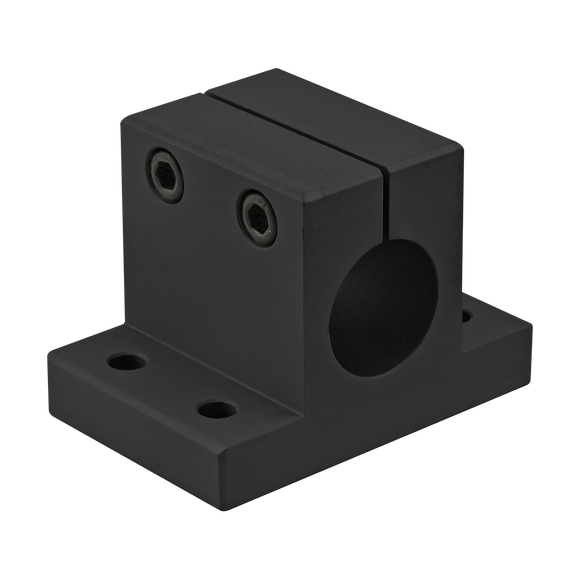 5910-BLACK -  10 Series 1" Wide Horizontal Stanchion Base