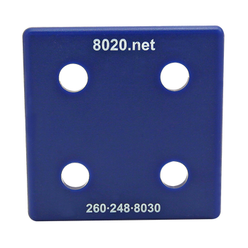 2050BLU -  15 Series End Cap with Push-In Fastener