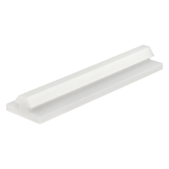 6710-120 -  10 S WHITE UHMW TOP MOUNT STRIP PROFILE 120"