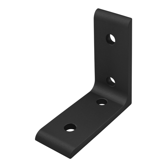 40-4301-BLACK -  40 Series 4 Hole - Tall Inside Corner Bracket