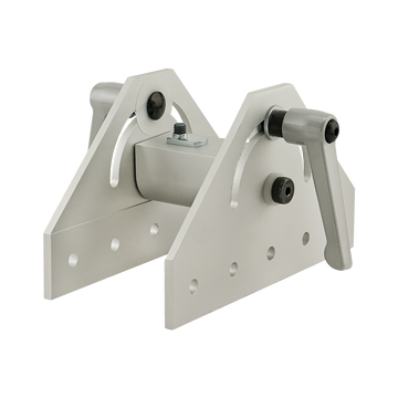 40-4455 -  40 Series 180 Degree Wide Double Pivot Bracket Assembly with "L" Handle
