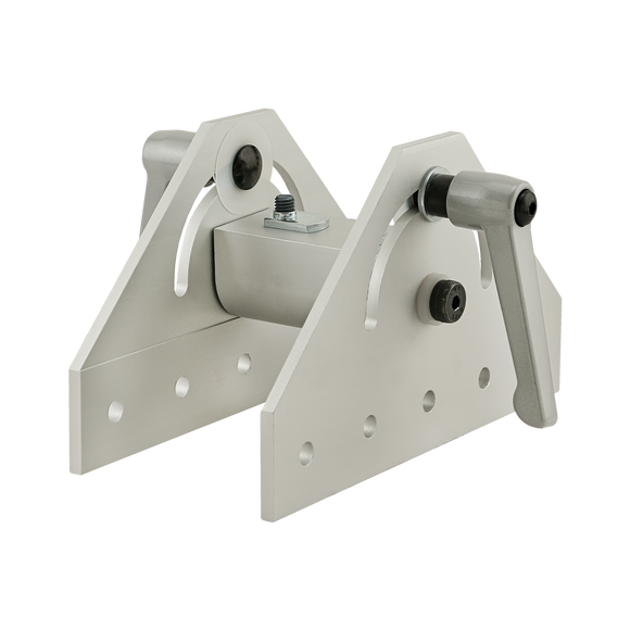 40-4455 -  40 Series 180 Degree Wide Double Pivot Bracket Assembly with "L" Handle