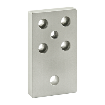 2169 -  10 Series 6 Hole - Leveling Anchoring Base Plate with 3/8-16 Tap