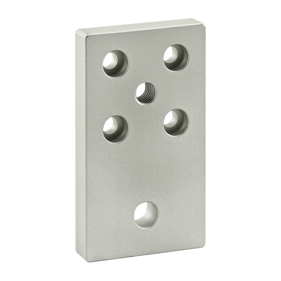 2169 -  10 Series 6 Hole - Leveling Anchoring Base Plate with 3/8-16 Tap
