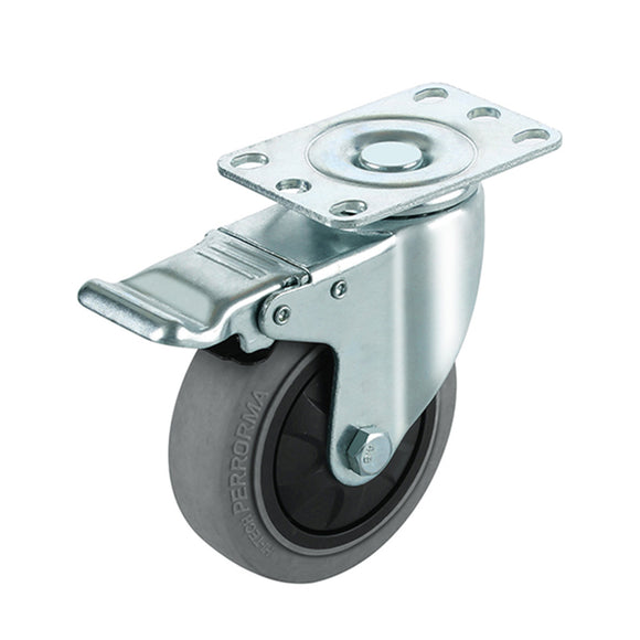 EW-4PSB -  4" ESD Swivel Plate Caster with Brake