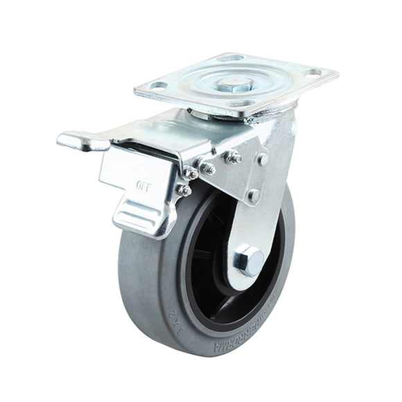 EW-6PSB -  6" ESD Swivel Plate Caster with Brake