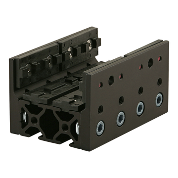 25-6733-BLACK -  25 Series Long - Single Mount Unibearing&trade; Assembly