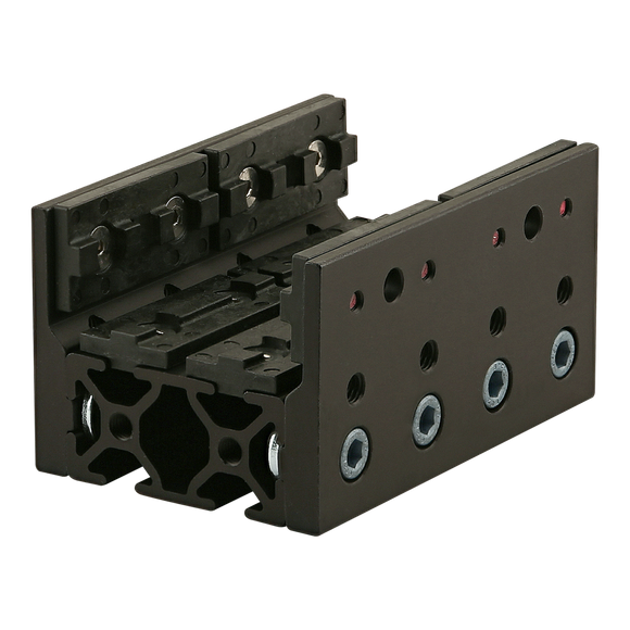 25-6733-BLACK -  25 Series Long - Single Mount Unibearing&trade; Assembly