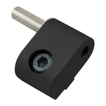 25-2074-BLACK -  25 Series Standard Lift-Off Hinge - Left Hand with Single Long Pin