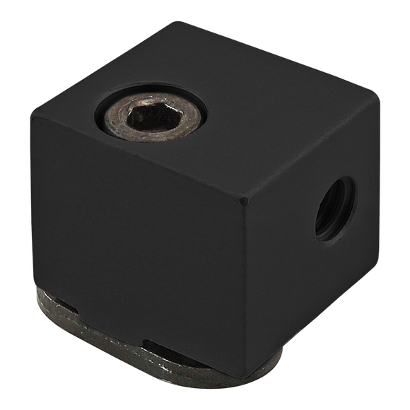 2427-BLACK -  10 Series Aluminum Panel Mount Block