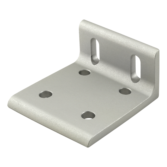 40-4285 -  40 Series 6 Hole - Wide 2x4 Slotted Inside Corner Bracket