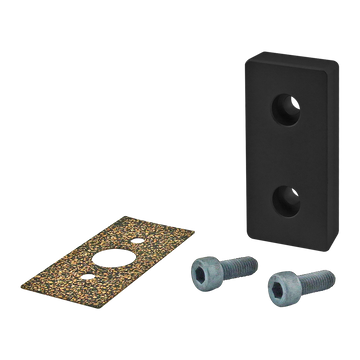 40-2340-BLACK -  40 Series 2-Hole Pressure Manifold Stopper Plate