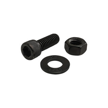 3446 -  Bolt Assembly: 5/16-18 x .875" Black SHCS with Washer and Hex Nut - Black Zinc