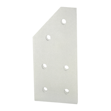 40-4345 -  40 Series 6 Hole - 45 Degree Angled Flat Plate