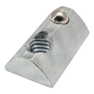 3916 -  1/4-20 Roll-In T-Nut with Ball Spring