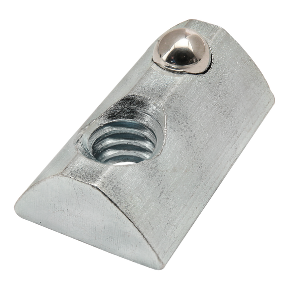 3916 -  1/4-20 Roll-In T-Nut with Ball Spring
