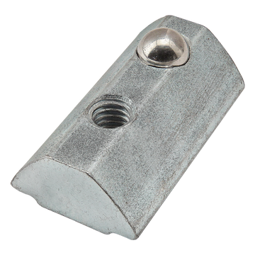 13027 -  M4 Self-Aligning Roll-in T-Nut with Ball Spring