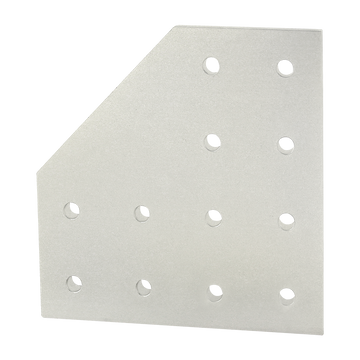 40-4328 -  40 Series 12 Hole - 90 Degree Angled Flat Plate
