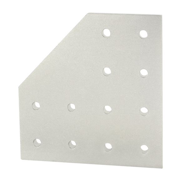 40-4328 -  40 Series 12 Hole - 90 Degree Angled Flat Plate