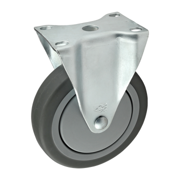 2316 -  Flange Mount Rigid Caster: 5"