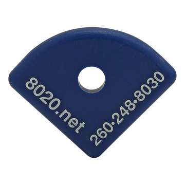 2035BLU -  15 Series End Cap with Push-In Fastener