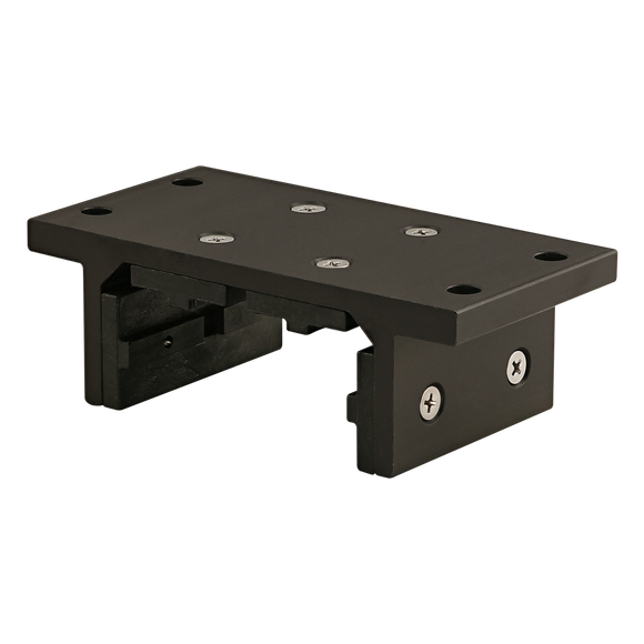 40-6823-BLACK -  4 Slot Mount - Double Flange Short Standard Linear Bearing