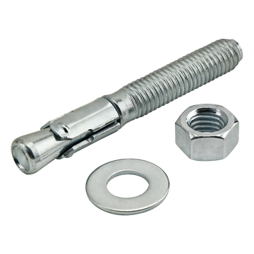 2906 -  Wedge Floor Anchor: 1/2-13 x 3.750"