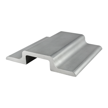 8513-145 -  15 S DBL PANEL RETAINER ANGLEPROFILE-MILL FINISH 145" BAR