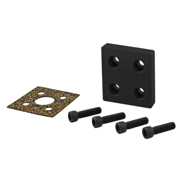 2349-BLACK -  10 Series 4-Hole Pressure Manifold Stopper Plate