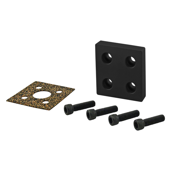 2349-BLACK -  10 Series 4-Hole Pressure Manifold Stopper Plate