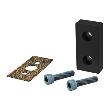 25-2341-BLACK -  25 Series 2-Hole Pressure Manifold Stopper Plate