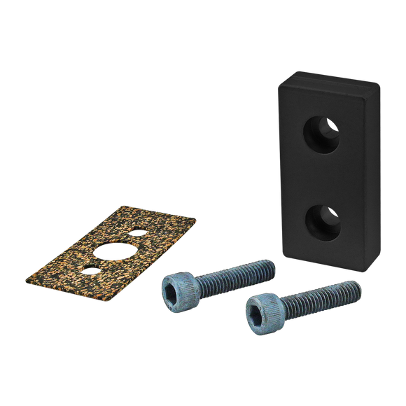 25-2341-BLACK -  25 Series 2-Hole Pressure Manifold Stopper Plate