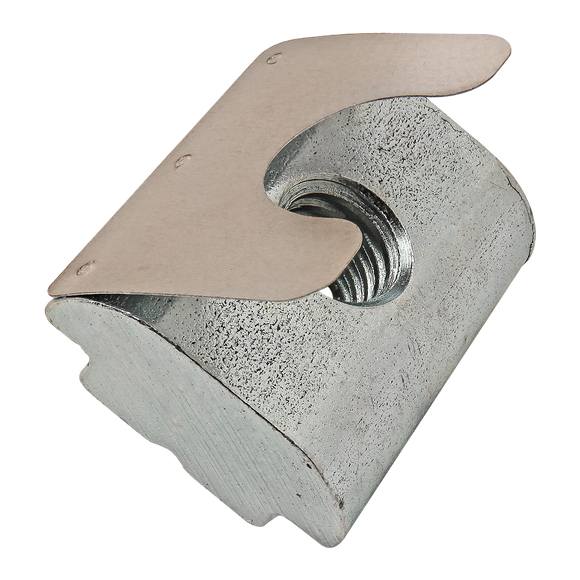 13061 -  M6 Short Self-Aligning Roll-in T-Nut with Spring Leaf