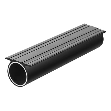 FP-96-BK -  Black 8 ft Flat Steel Pipe with ABS Coating