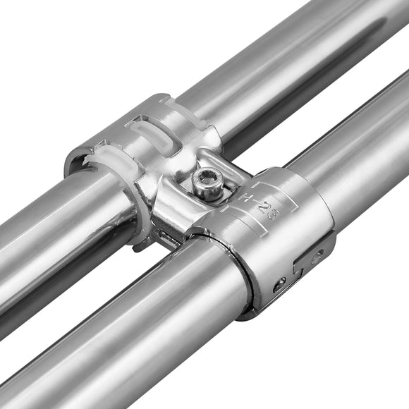 HJ-23NP -  Double Pipe Single Hinge Set Steel - ESD