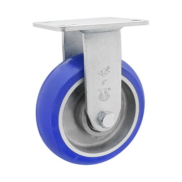 2718 -  6â Heavy-Duty Towable Flange Mount Rigid Caster