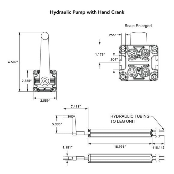 L-C100012K -  Crank Driven 12" Lift Kit - 992 lb