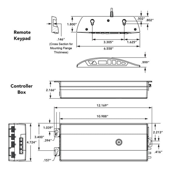 L-M132012 -  Motor Driven 12" Lift Kit - 1320 lb